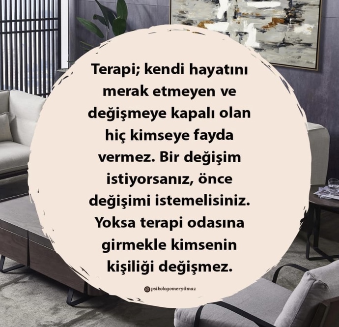 Size terapi gibi gelen şey nedir?