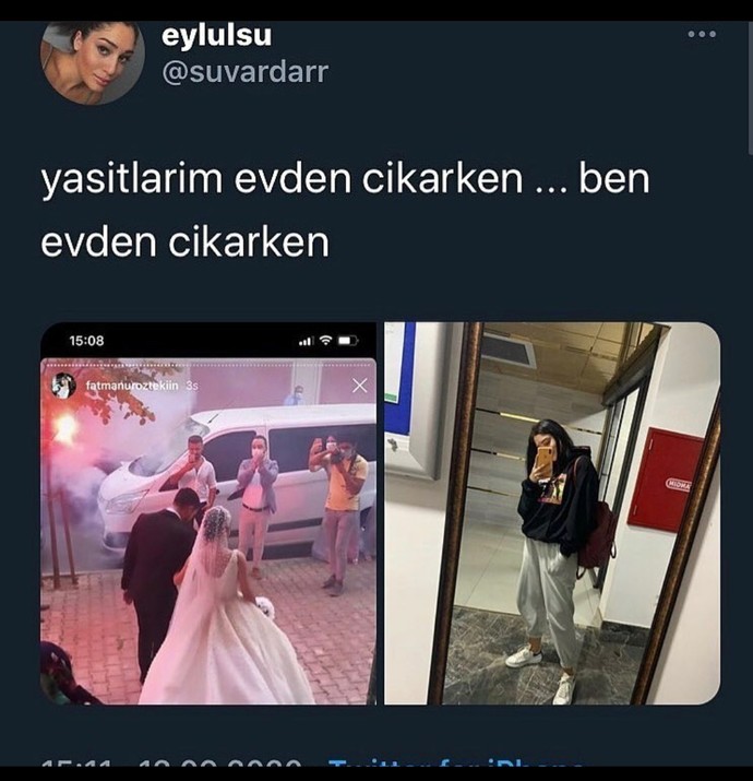 Yaşıtlarınız evden gelinlik/damatlık ile çıkarken, siz evden ne ile çıkıyorsunuz?
