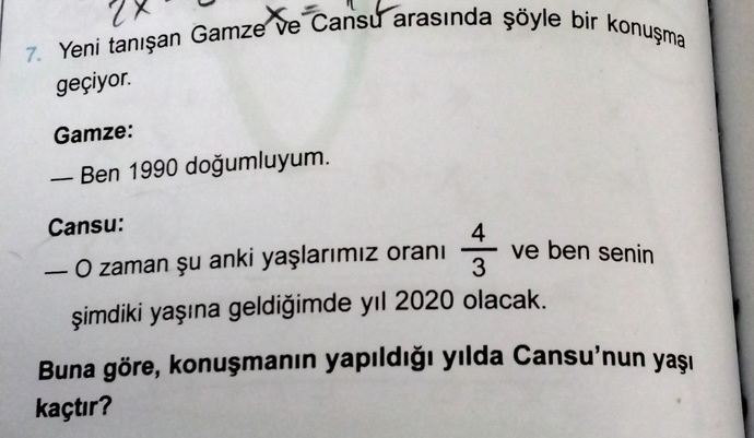 Kadınlık tiribine girmiş problemist Cansumuz.