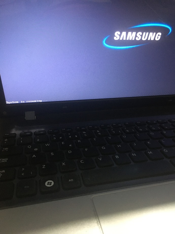 System is resuming hatası veriyor?
