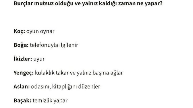 Burcunuza göre mutsuz olduğunuzda ne yaparsınız?