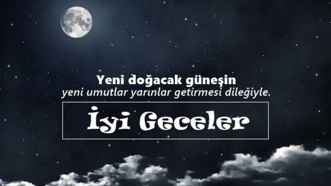 Bir "r" ile bile olsa iyi geceler diyeniniz var mı?