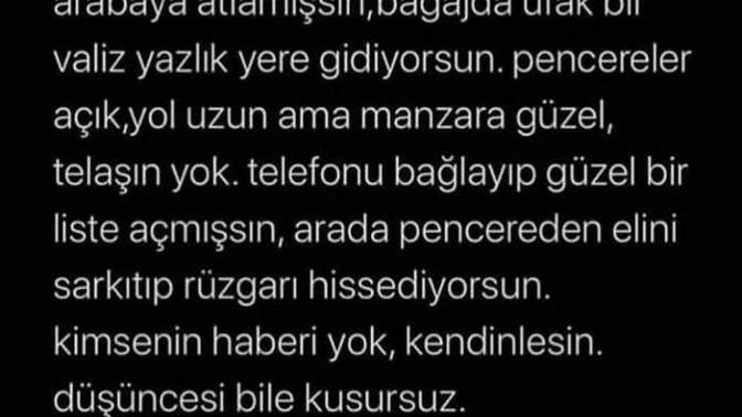 " Hadi kalk gidelim, hemen şu anda. Kapat telefonunu , bulamasın arayan da " demek istediginiz biri var mı?
