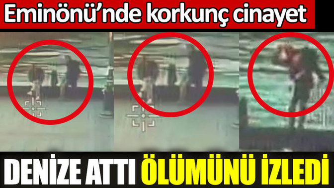 Sahilde oturan adamı "neden baktın" diyerek denize attı, adam hayatını kaybetti! Bu nasıl vicdan?