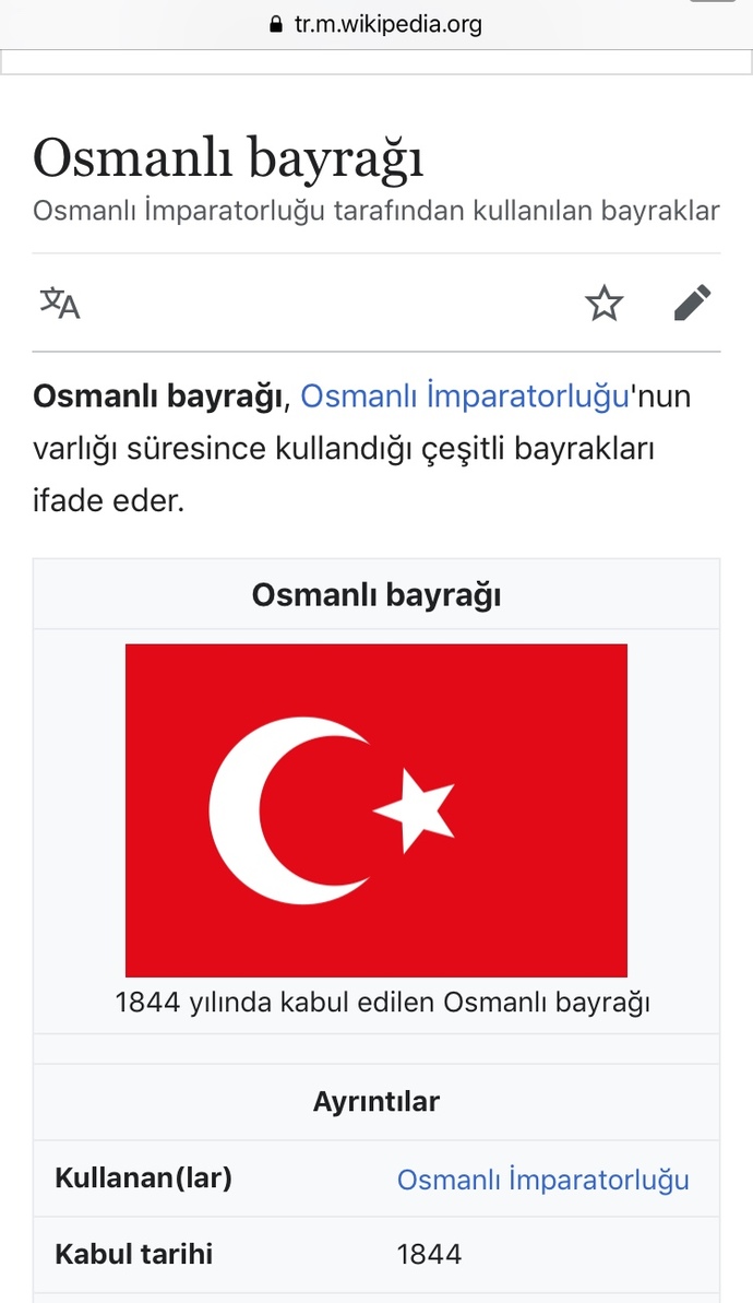 Osmanlı Bayrağı nasıldı ve ne renkti arkadaşlar?