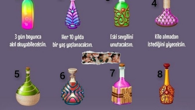 Sadece 1 tane iksir seçme hakkın var, hangisini seçerdin?