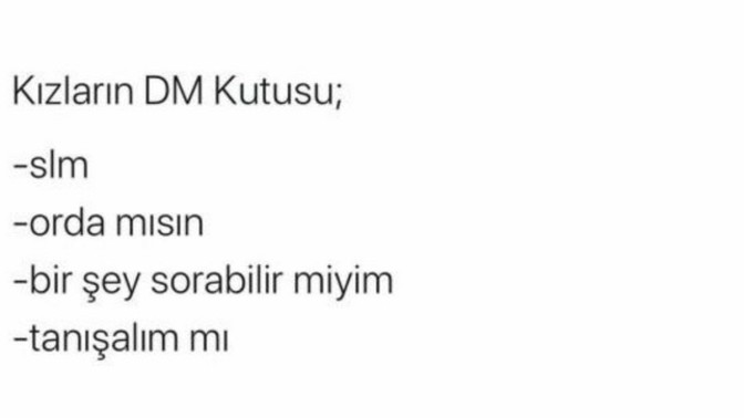 Kızların dm ye dönmesi için ilk mesaj ne olmalıdır ?