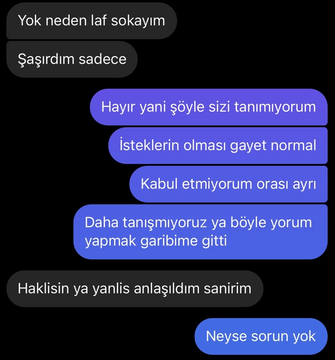 Annemin ve bir akrabamın zoru ile biri ile tanışmaya çalışıyorum istemiyorum da bi göreyim dedim?