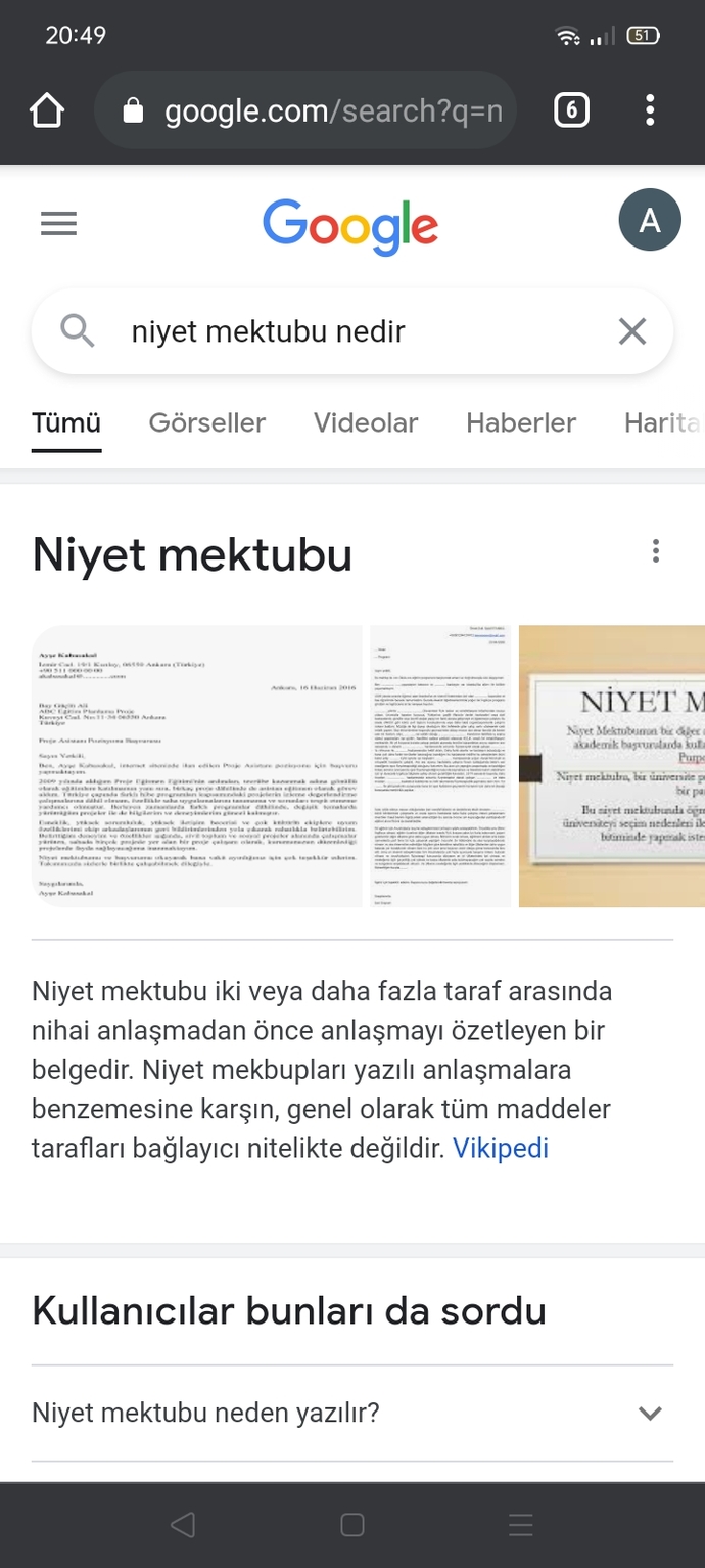 Niyet mektubu nedir? Nasıl yazılır?