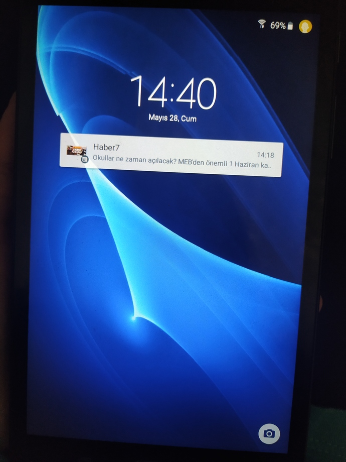 Tabletim dondu ne yapabilirim?