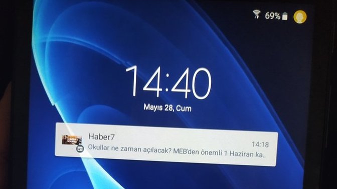 Tabletim dondu ne yapabilirim?