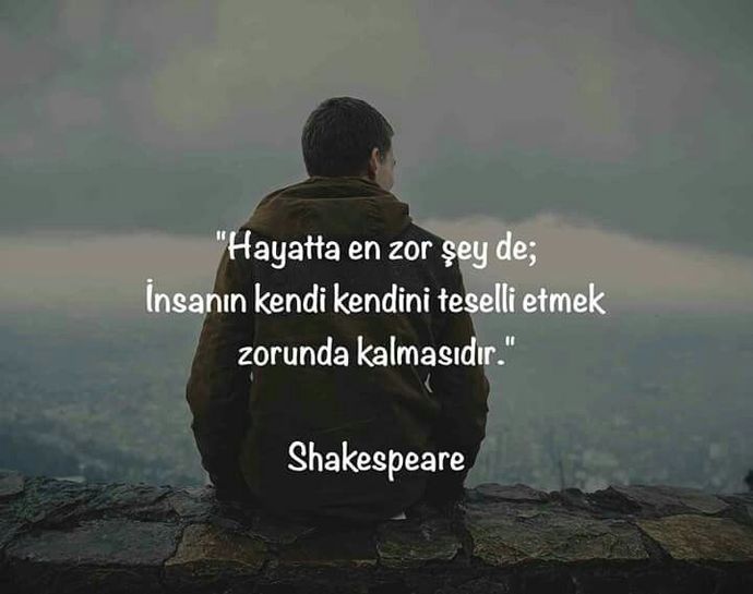 Insanın kendi kendisini teselli etmesinden daha berbat bir yalnızlık seviyesi var mıdir?