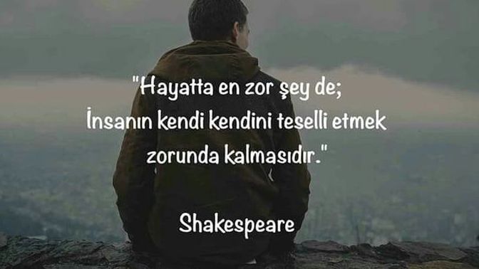 Insanın kendi kendisini teselli etmesinden daha berbat bir yalnızlık seviyesi var mıdir?