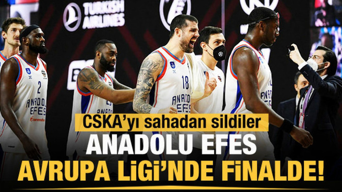 Anadolu Efes, Cska Moskova'yı 89-86 yenerek THY euroleague'te finale kaldı! Ne düşünüyorsunuz?