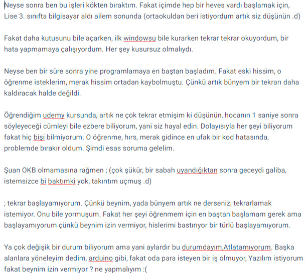 OKB ve geride bıraktıkları?