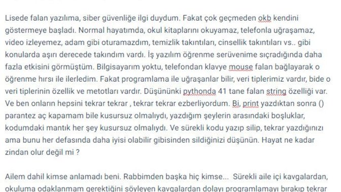 OKB ve geride bıraktıkları?
