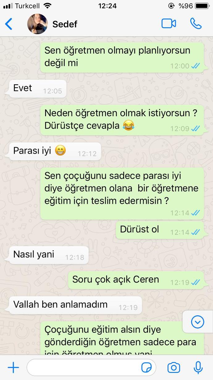 %95 para için tatili bol bir meslek olduğunu için öğretmenliği tercih ediyorlar. Sonrada işsizlik den yakınıyorlar. Kusura bakmayı