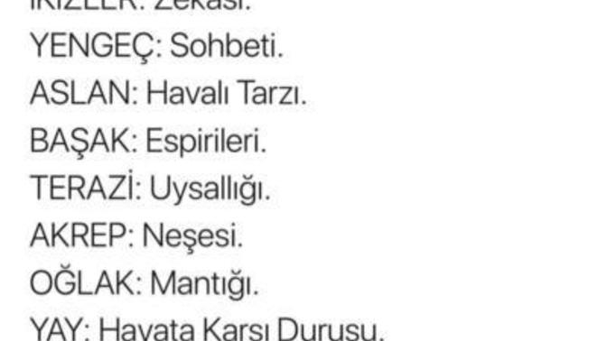 Senin en sevilen ve dikkat çeken özelliğin hangisi?