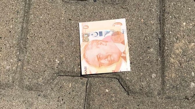 Yerde para görseniz alır mısınız?