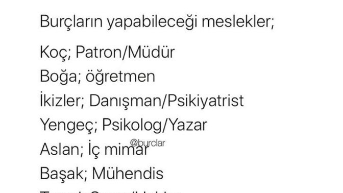 Burcunuza göre hangi mesleği yapabilirsiniz?