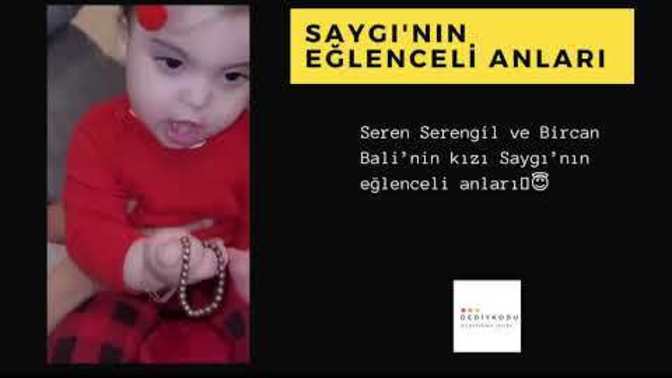 Seren Serengil ve Bircan Bali’nin kızı Saygı Gezen'in eğlenceli anları paylaştı. Sizce de Saygı çok tatlış değil mi?