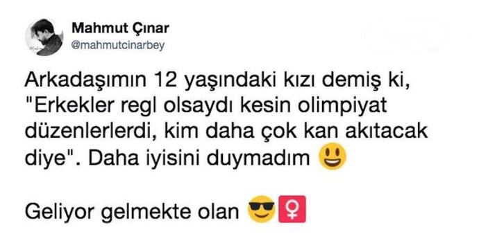 Erkekler regl olsaydı ortaya nasıl muhabbetler çıkardı?😂?