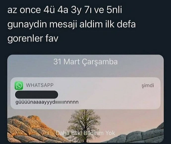 Böyle samimi olan günaydın mesajlarına hasret kaldınız mı siz de?