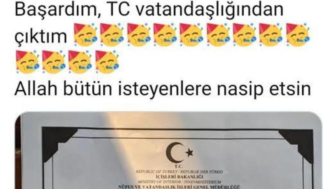 Vatandaşlıktan Çıkma Formu Sizede Verilseydi Tepkiniz Ne Olurdu?