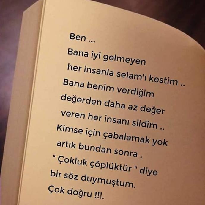 Hangi insanlardan uzak durursunuz?