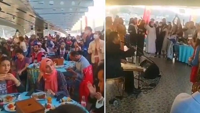 Gençlik ve Spor Bakanlığı’ndan Boğaz’da fasıllı ‘fetih’ kutlaması. Sizce yasaklar sadece vatandaşa mı var?