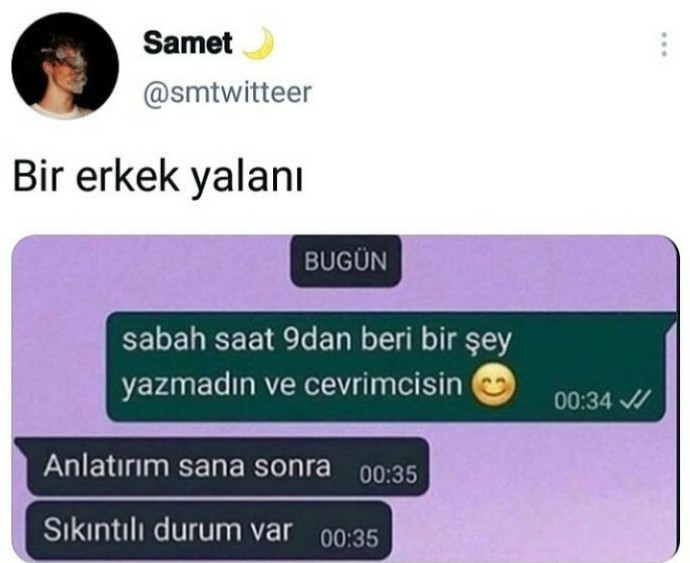 İlişkilerde sürekli söylenen klasik yalanlar nelerdir sizce?