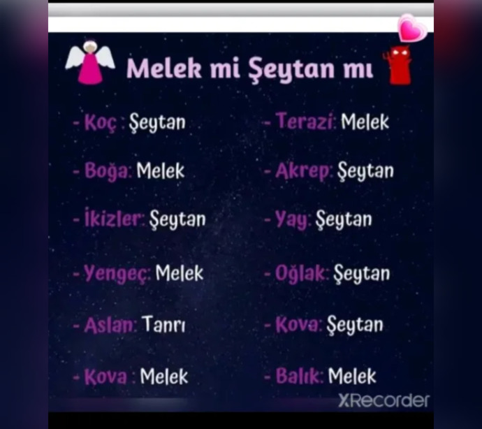 Burcuna göre sen nesin?