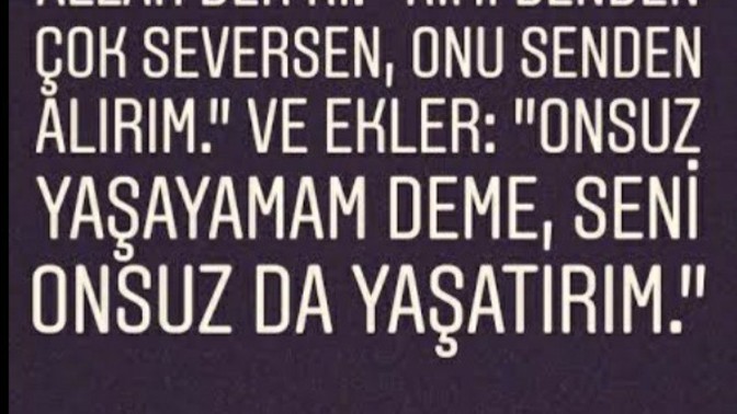 Şu hayatta neysiz/kimsiz hayatı hayal bile edemiyorsunuz?
