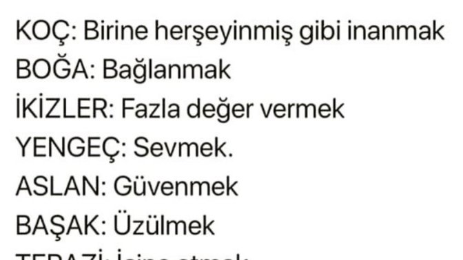 Burcuna göre yaptığın en büyük hata neymiş?