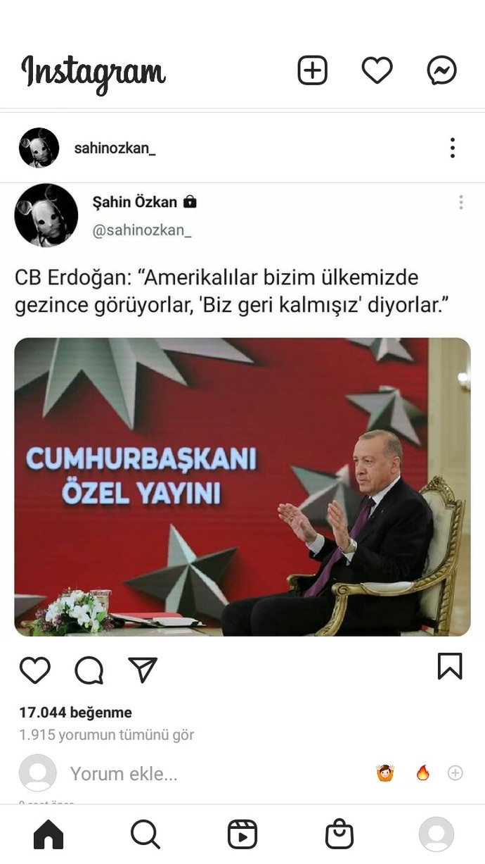 Cumhurbaşkanının Amerikalılar bizi kıskanıyor çıkışını nasıl buldunuz?