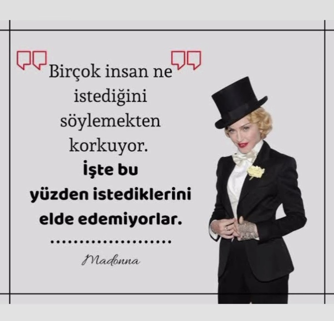 Ne istediğini rahatça söyleyebilir misin?