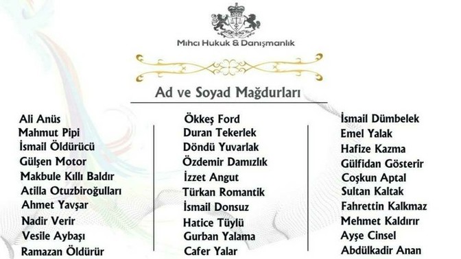 Soyadı çirkin biri ile evlenir misiniz?