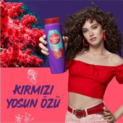 Elidor By Melisa Şenolsun Kırmızı Yosun Özlü Şampuan