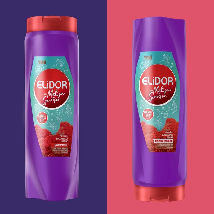 Elidor By Melisa Şenolsun Kırmızı Yosun Özlü Şampuan