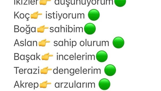 Burcunuza göre kalıplaşmış kelimeniz nedir?