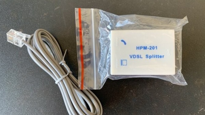 Hpm-201 vdsl splitter ne işe yarar?