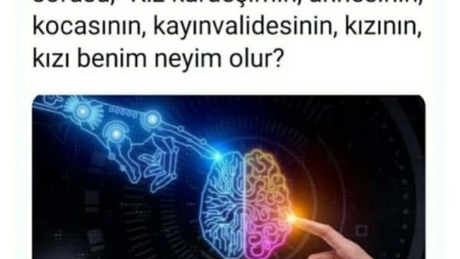 Beyin yakan soru sizce cevap ne olabilir👇🏻😄?