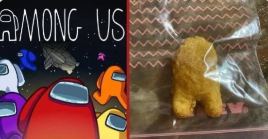 McDonalds menüsünden çıkan Among Us şekilli nugget, 100 bin dolara satıldı! Ne düşünüyorsun?