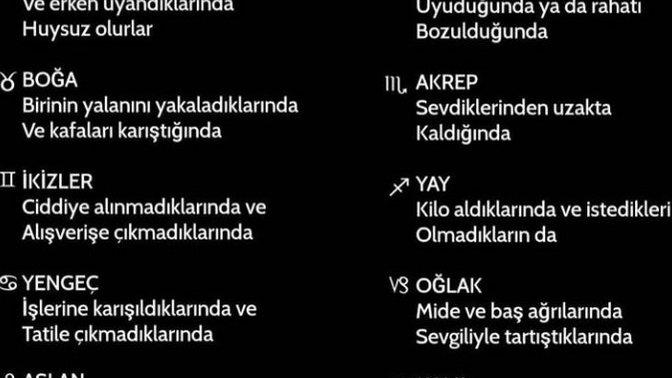 Burcuna göre seni huysuz eden şeyler nedir?