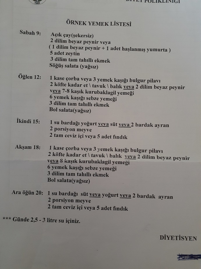 Diyetisyenler yemek listesini nasıl hazırlıyorlar?