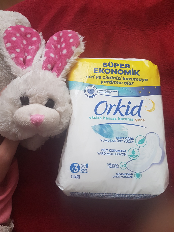 Kızlar, Orkidin hassas bünyeleri düşünerek çıkardığı ekstra hassas korumalı pedini denediniz mi 🏵 ?
