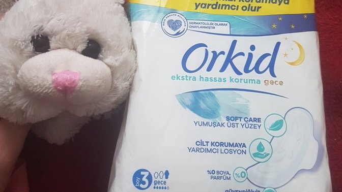Kızlar, Orkid'in hassas bünyeleri düşünerek çıkardığı ekstra hassas korumalı pedini denediniz mi 🏵 ?
