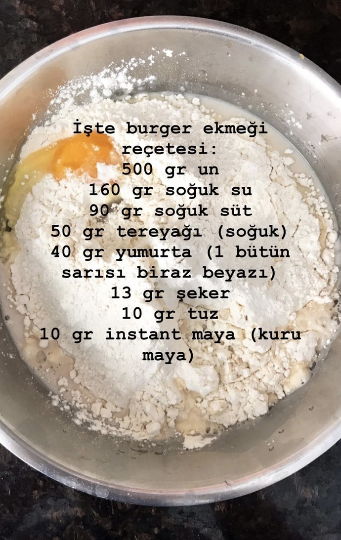 Evde çok fazla un var, hamburger ekmeği yapacağım. Püf noktalarıyla tarif verir misiniz?