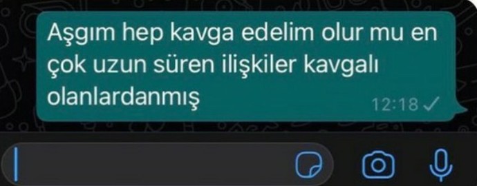 Hiç kavga edilmeyen ilişkiler kısa süreli mi oluyor sizce?