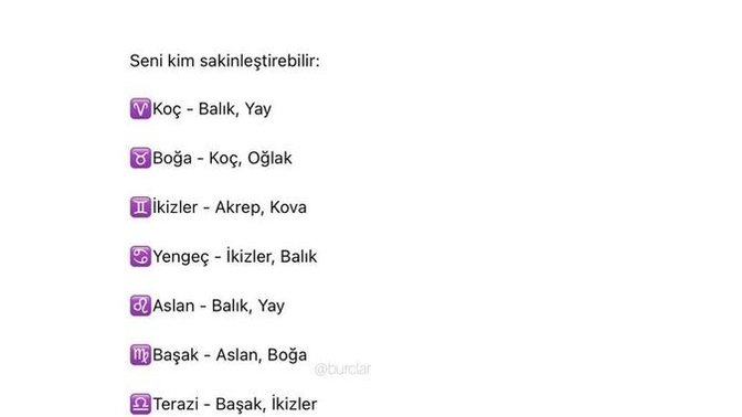 Burcuna göre seni kim sakinleştirebilir?
